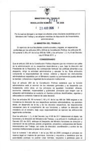 Resolución 2708 de 2026